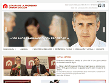 Tablet Screenshot of camaraurbanaleon.es